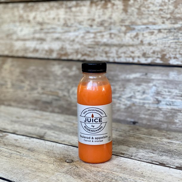 100% friskpresset gulerod & appelsin 0,33 L