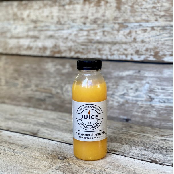 100% friskpresset pinkgrape & appelsin 0,33 L