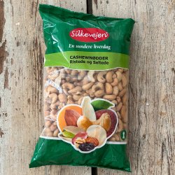 Cashewndder ristede/saltede 1 kg. 
