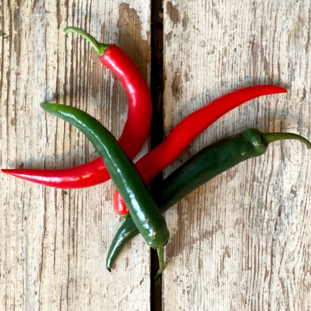 Chili Thai mix: rd/grn 50 gr.