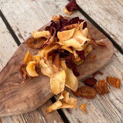 Rodfrugt CHIPS 600 gr. DK